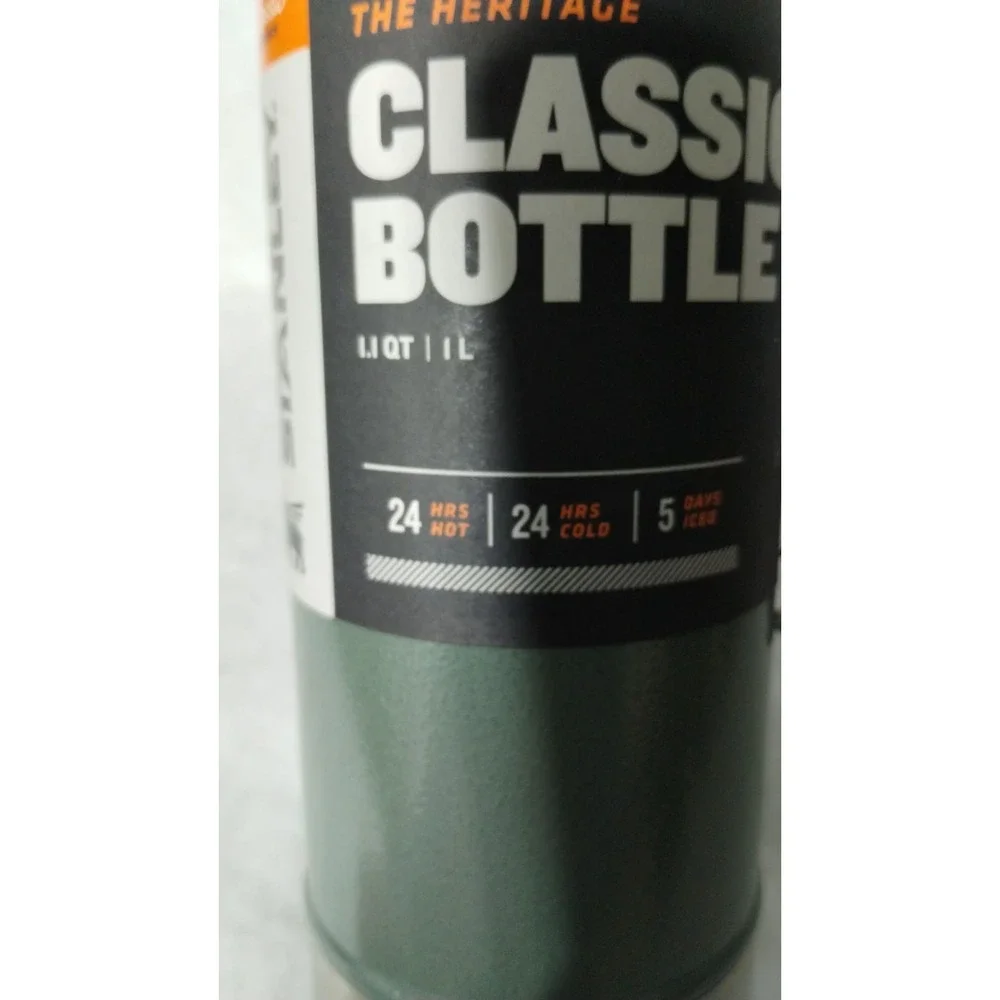 Stanley Classic Bottle Thermos 1.1 QT 24 Hours‎ Hot/Cold Camping Outdoors Work - Picture 5 of 6